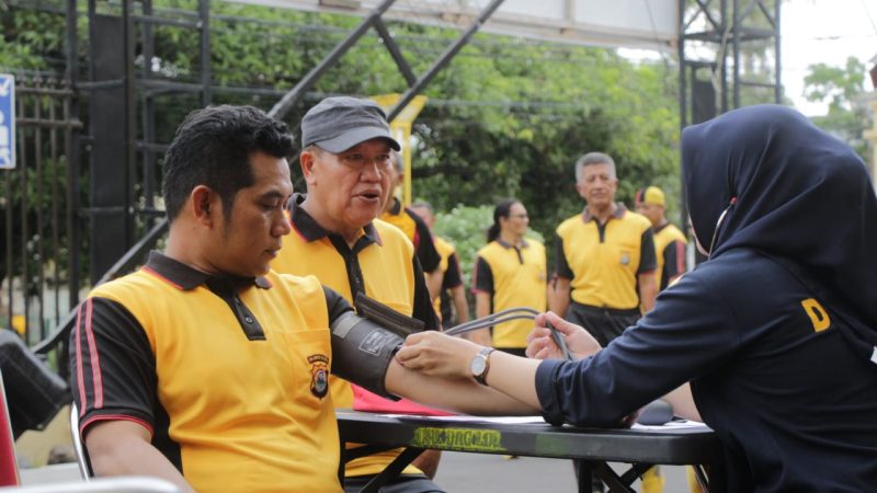 Jelang Pemilu 2024, Polres Parepare Lakukan Pemeriksaan Kesehatan