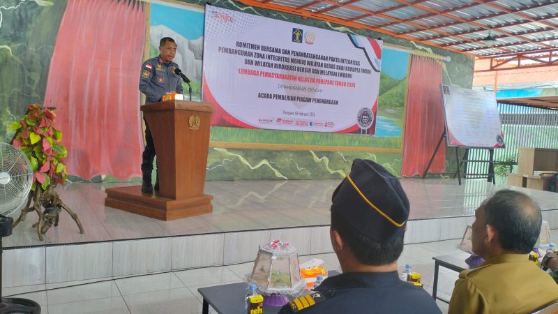 Akbar Ali Hadiri Penandatanganan Pakta Integritas Pembangunan ZI Lapas Parepare