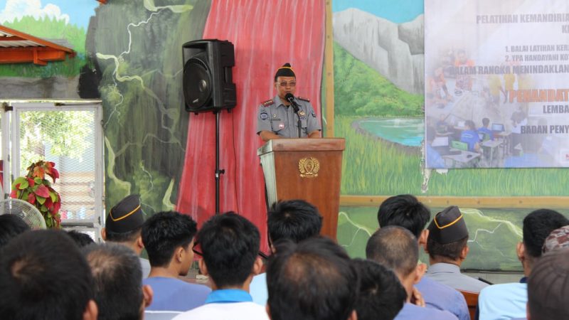 Dinas Tenaga Kerja dan UMKM Kota Parepare Buka Pelatihan Berbasis Kompetensi Bersertifikasi Bagi WBP