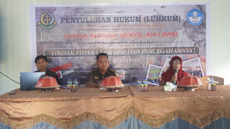JMS, Kejari Parepare Bahas Tipikor Serta Pencegahannya