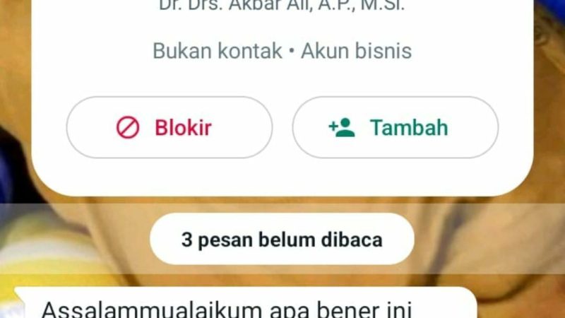 Waspada! Penipu Catut Nama Pj Wali Kota Parepare, Modus Donasi Pembangunan Mesjid