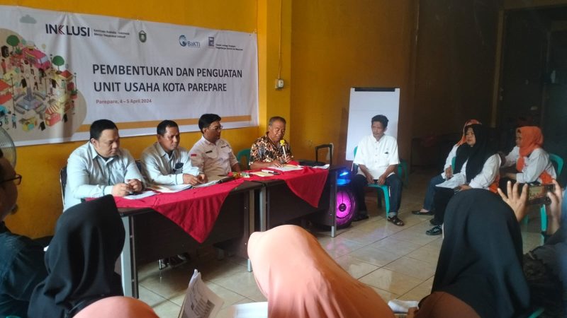Melalui Program Inklusi, YLP2EM – BaKTI Kerjasama Bentuk Unit Usaha di Parepare