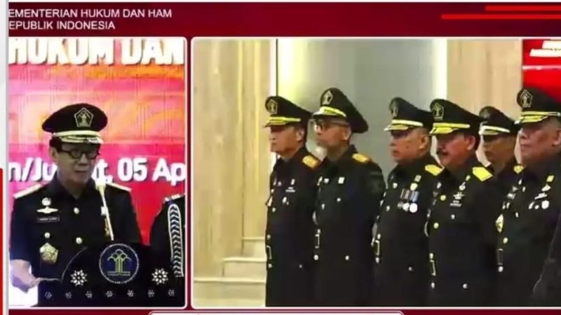 Kepala Rupbasan Manado Ikuti Pelantikan Pimti dan JFU Ahli Utama