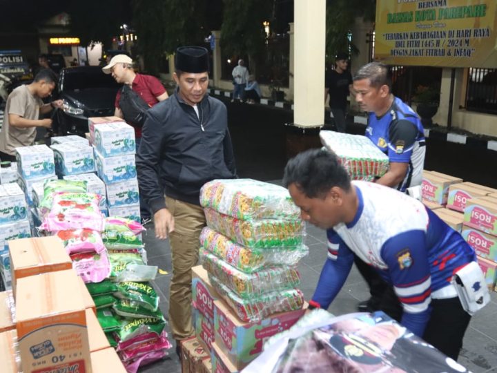 Kapolres Parepare Lepas Bantuan Kemanusiaan Untuk Korban Bencana Longsor di Tana Toraja