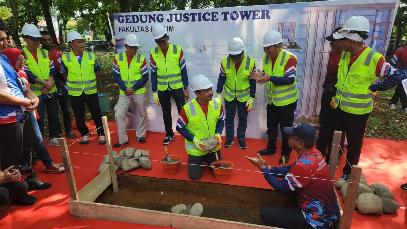 Kajati Sulsel Letakkan Batu Pertama Pembangunan Justice Tower Universitas Hasanuddin