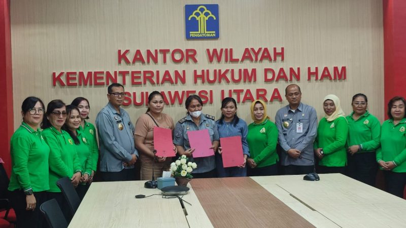 PIPAS Kemenkumham Sultra Serahkan Bantuan Kepada Pegawai Terdampak Erupsi Gunung Ruang