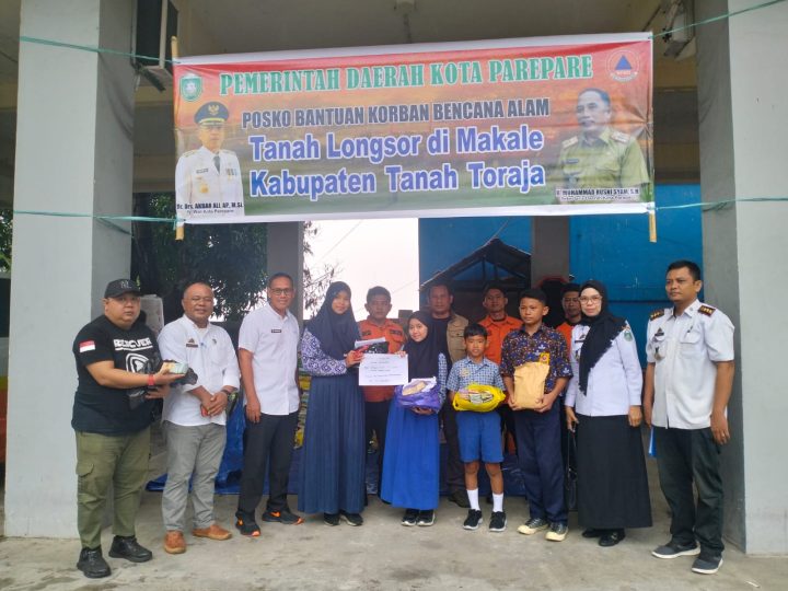 Pelajar SD dan SMP se-Kota Parepare Berhasil Kumpulkan Puluhan Juta Bantu Korban Tanah Longsor di Toraja