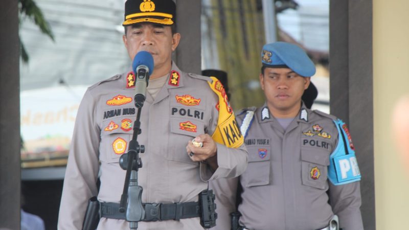 Kapolres Parepare Instruksikan Personil Untuk Siaga Bencana