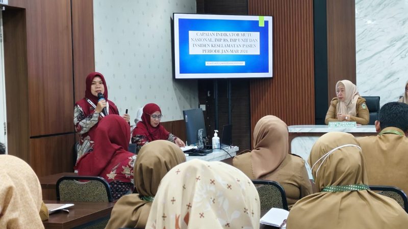 Komite Mutu RSUD Andi Makkasau Presentasikan Hasil Indikator Mutu, Capaian Rata-rata 80 Persen