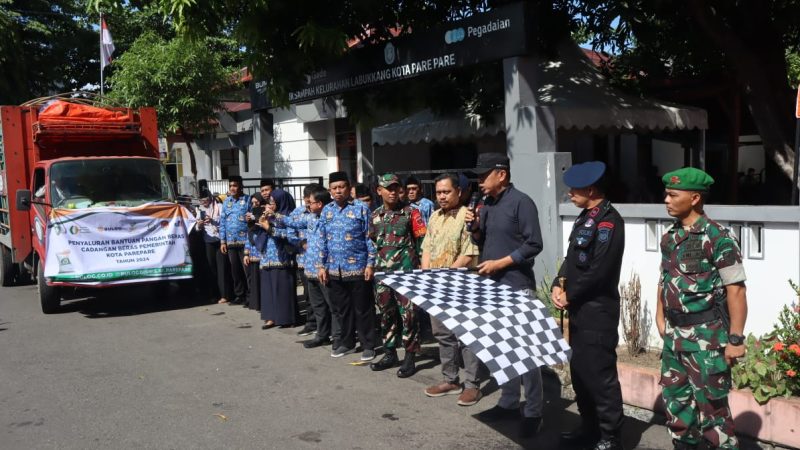 Pj Wali Kota Parepare Lepas Pendistribusian CBP Tahap II