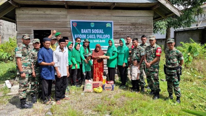 Kodim 1403/Plp Gelar Bakti Sosial