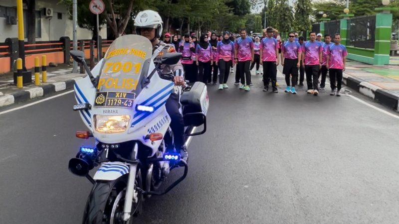 Polres Parepare Bersama Bhayangkari Gelar Ready For Kemala Run 2024