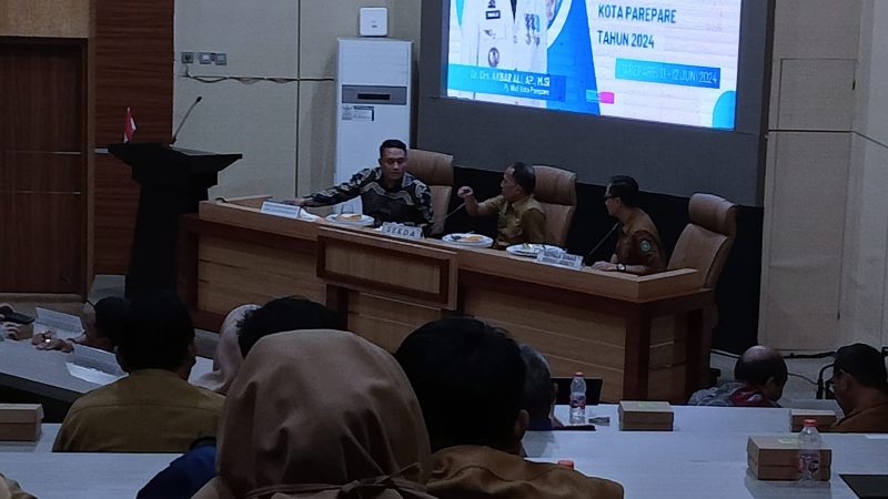 Pemkot Parepare Gelar Bimbingan Tekhnis Penyusunan Master Plan Smart City