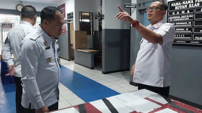 Kadivpas Kemenkumham Sulut Kunjungi Rutan Kelas IIB Kotamobagu