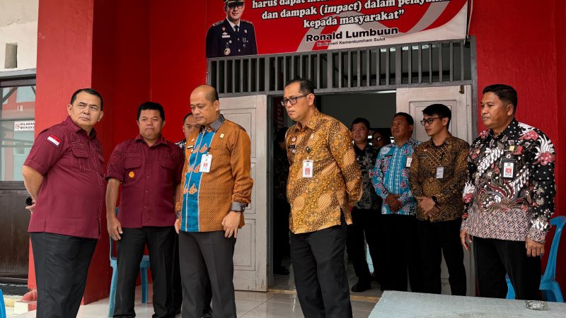 Staf Ahli Bidang Sosial Kemenkumham RI Kunjungi Rupbasan Manado