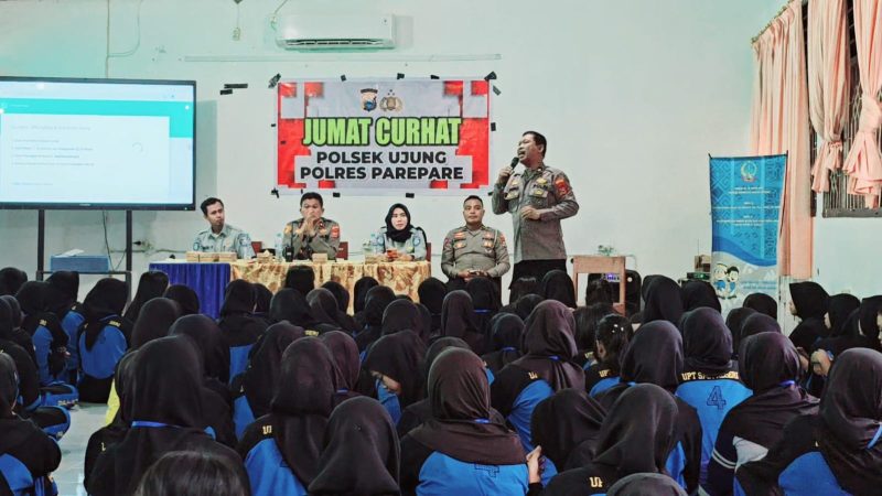 Polsek Ujung Parepare Edukasi Pelajar di SMAN 4 Terkait Bahaya Narkoba dan Bullying