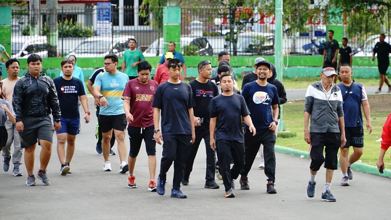 TSM Jogging Bersama Komandan TKN Fanta Prabowo-Gibran