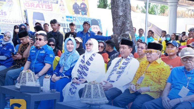Dua Mantan Wali Kota dan Anggota DPR RI Terpilih, Dukung Erat-Bersalam Pilwalkot Parepare