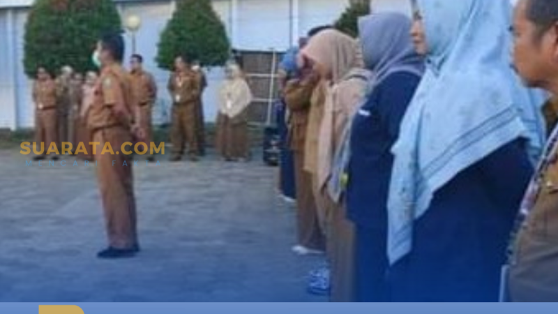 Pastikan Semua Karyawan Komitmen Jaga Mutu Pelayanan, RSUD Andi Makkasau Rutinkan Apel Pagi 