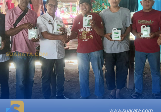 14 Kelompok Tani Lapadde Mendapat Bantuan Pupuk Hayati dari Pemkot