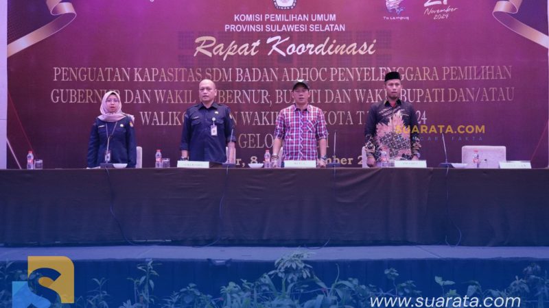Jelang Pilkada Serentak 2024, KPU Sulsel Masifkan Rakor Bersama PPK