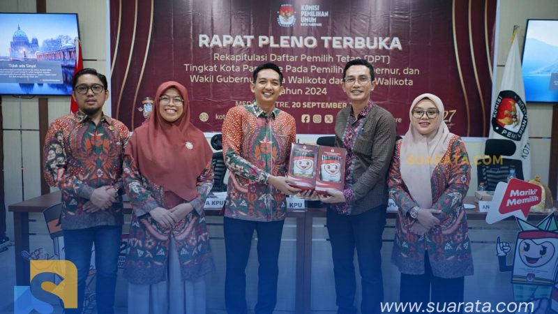 Hadiri Rapat Pleno Terbuka Rekapitulasi DPT di KPU, Pemkot Parepare Komitmen Jaga Sinergi Sukseskan Pilkada