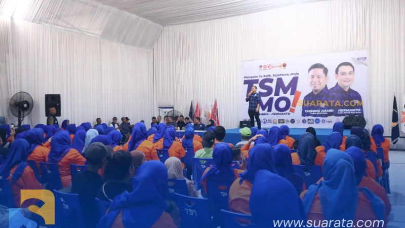 TSM MO Mendengar, Ribuan Warga Padati Posko Pemenangan Tasming Hamid-Hermanto