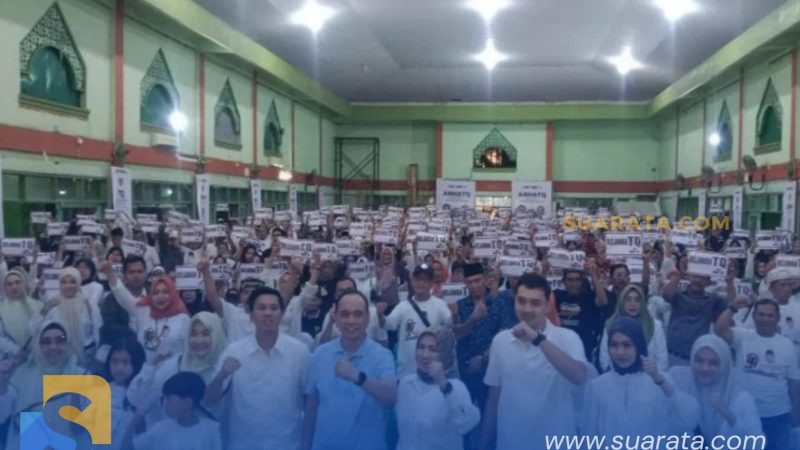 Paslon ANH-TQ Kembali Kukuhkan Relawan Jadi Pondasi Penguat Visi Kemenangan