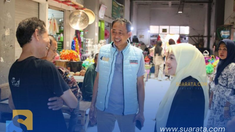 Blusukan di Pasar Lakessi, Erat Bersalam Pastikan Berikan Program Terbaik Bagi Pelaku Usah