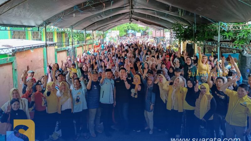 Erat-Bersalam Disambut Antusias Ribuan Warga Tiro Sompe, Perempuan Dominasi Dukungan