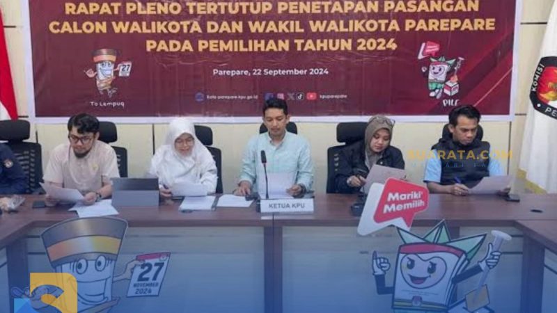 KPU Umumkan Nama Panelis Debat Perdana Pilkada Parepare, Didominasi Guru Besar UNHAS