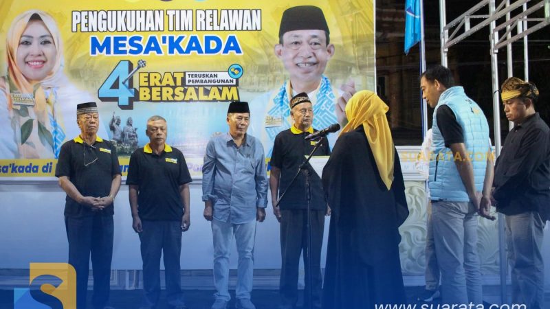 Amunisi Bertambah, Komunitas Mesa’kada Bergabung Perkuat Tim Pemenangan Erat Bersalam