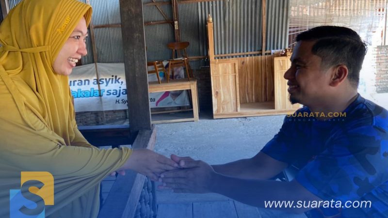 Blusukan di Lompoe, Tasming-Hermanto Serukan Pilkada Damai, Tanpa Hoaks dan Fitnah di Parepare