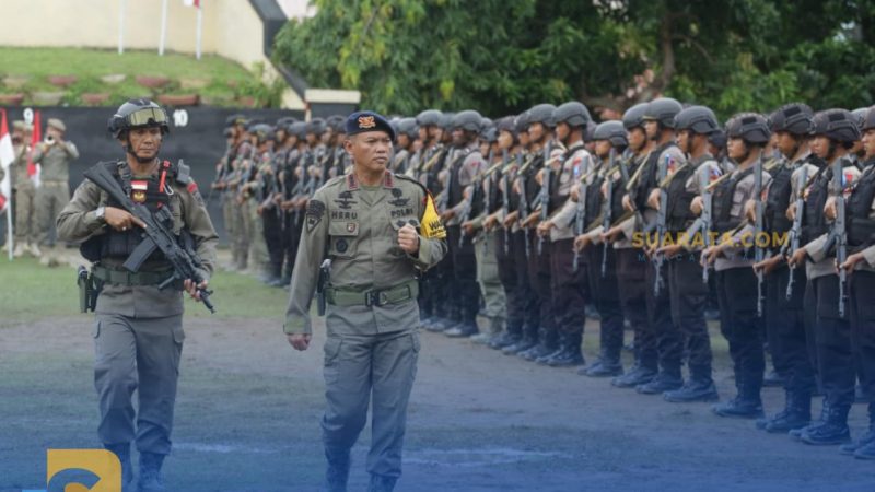 Kombespol Heru Tekankan Satbrimob Polda Sulsel Optimalkan Pengawasan Kamtibmas