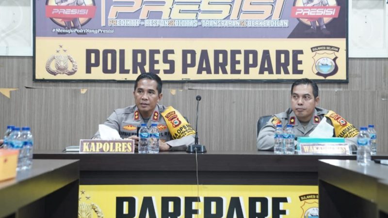 Kapolres Parepare Instruksikan Jajaran Jaga Keamanan, Peran Bhabinkamtibmas Sangat Penting