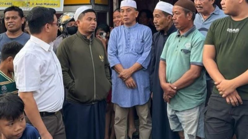 Wali Kota Parepare Tasming Hamid Kunjungi Lokasi Kebakaran, Pastikan Bantuan Segera Tersalurkan