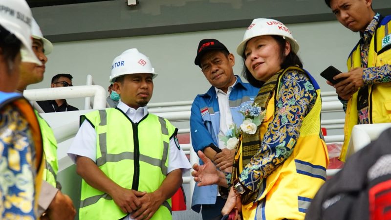 Wali Kota Parepare Dampingi Dirjen Cipta Karya Tinjau Stadion BJ Habibie 