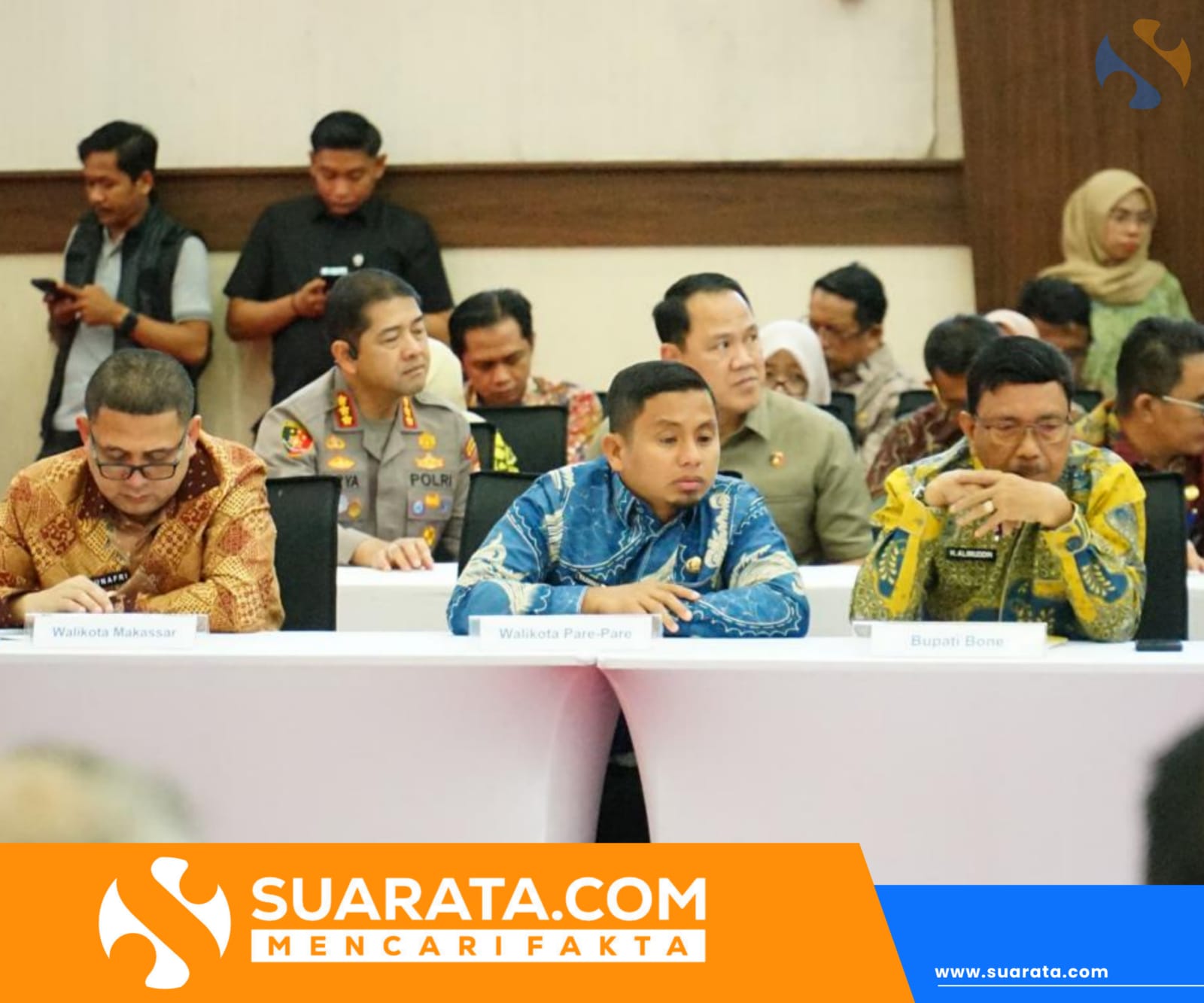 Wali Kota Tasming Hamid Hadiri High Level Meeting TPID di Kantor Gubernur Sulsel