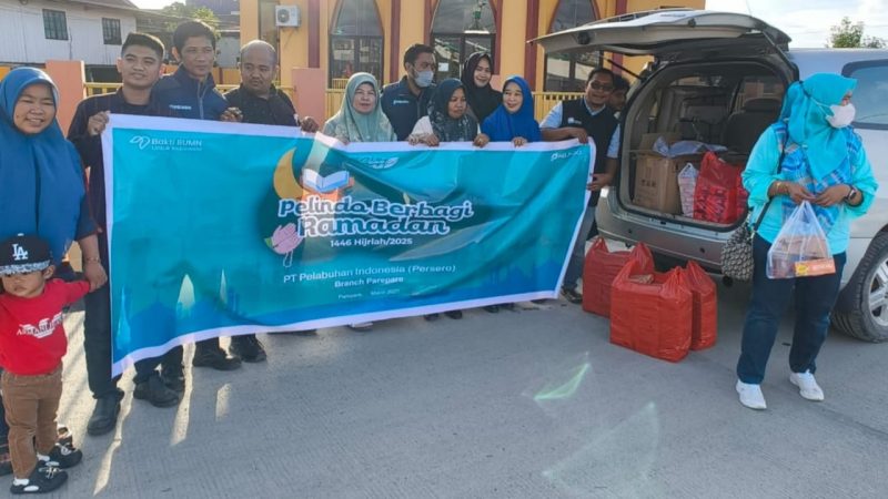 Ratusan Paket Ramadan dari Pelindo Multi Terminal Branch untuk Masyarakat Parepare