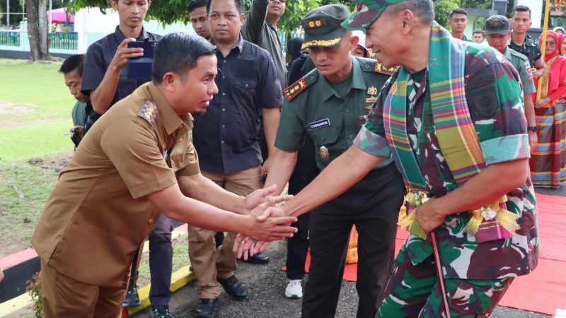 Wali Kota dan Wakil Wali Kota Parepare Sambut Kunjungan Kerja Pangdam di Kantor Kodim 1405