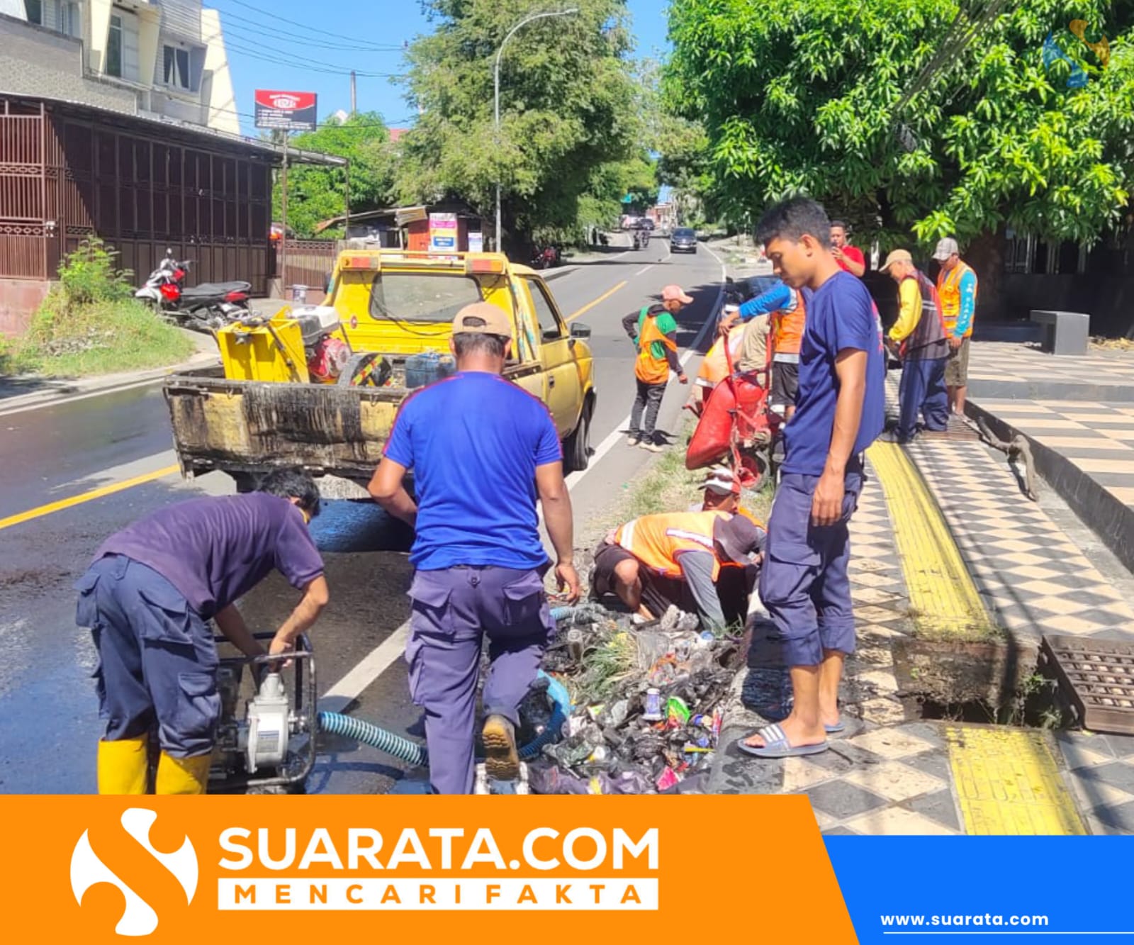 Lagi-lagi Damkar! Jalin Kolaborasi Mitigasi Banjir di Parepare