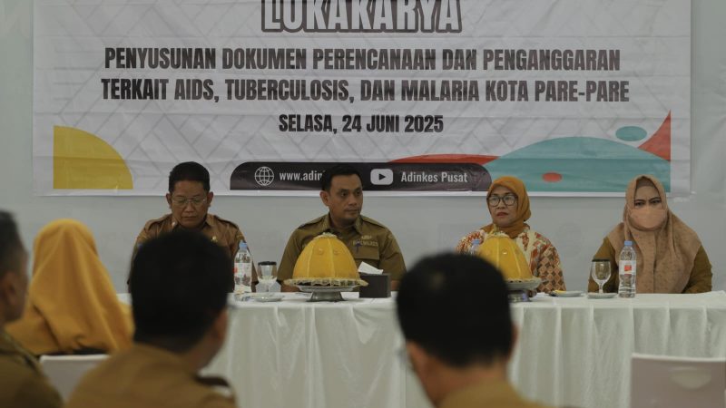 Wakil Wali Kota Parepare Buka Lokakarya Perencanaan Penanggulangan AIDS, TBC, dan Malaria
