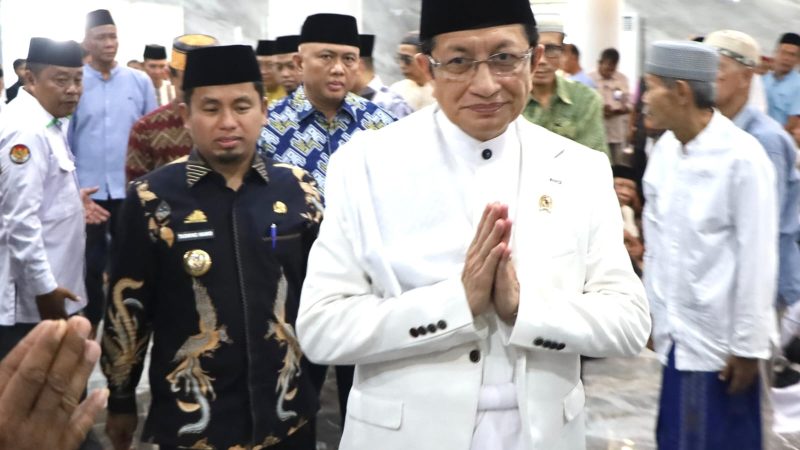 Wali Kota Parepare Tasming Hamid Sambut Menteri Agama RI, Prof. Nazaruddin Umar