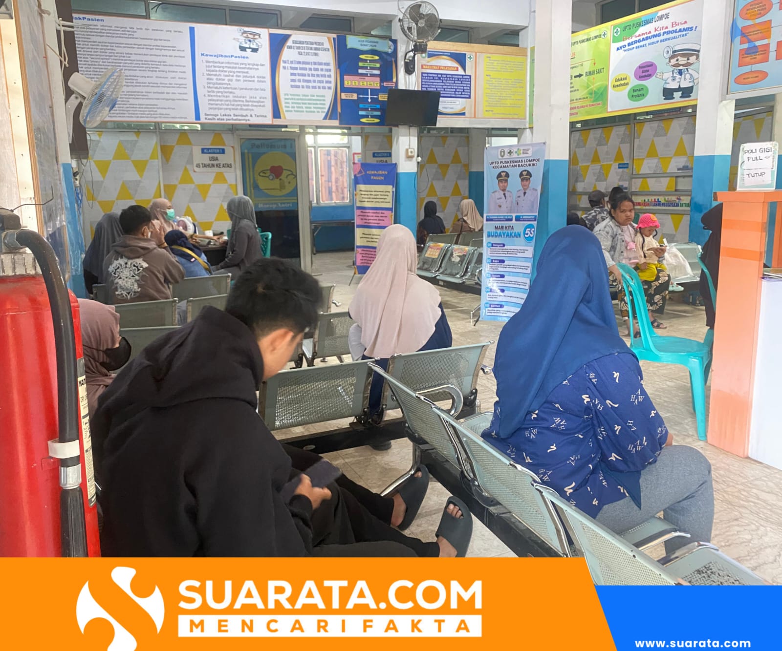 Pasien Membludak, Puskesmas Lompoe Tetap Komitmen Terapkan Layanan 5S