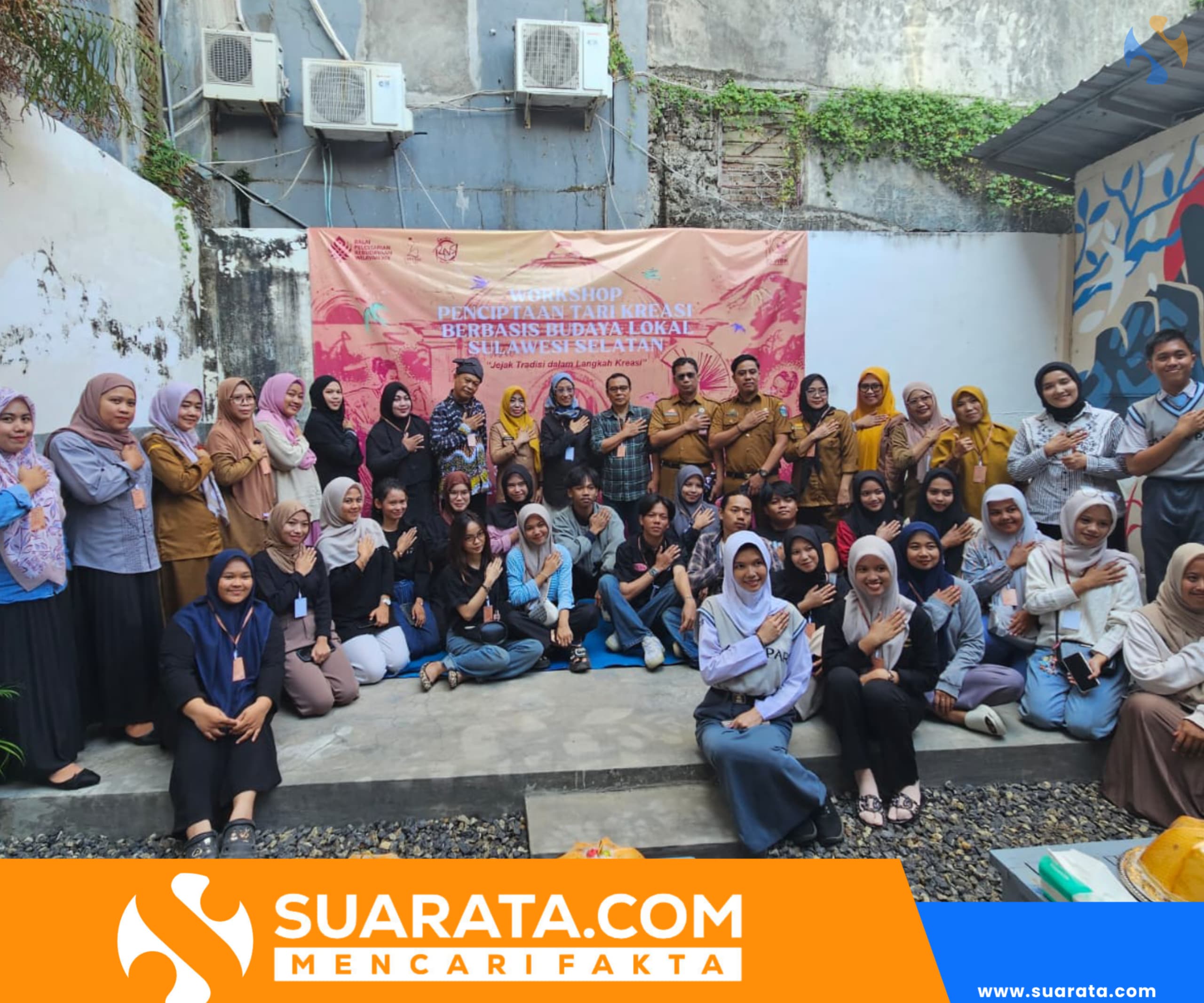 Workshop Penciptaan Tari Kreasi Berbasis Budaya Lokal Sulawesi Selatan Merekah di Parepare