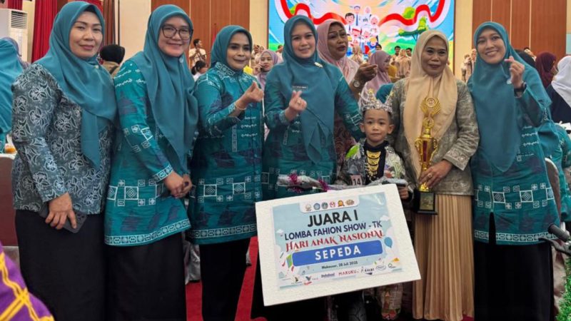 Fatih Riski Peserta Asal Parepare Sabet Juara di Fashion Show Anak se-Sulsel