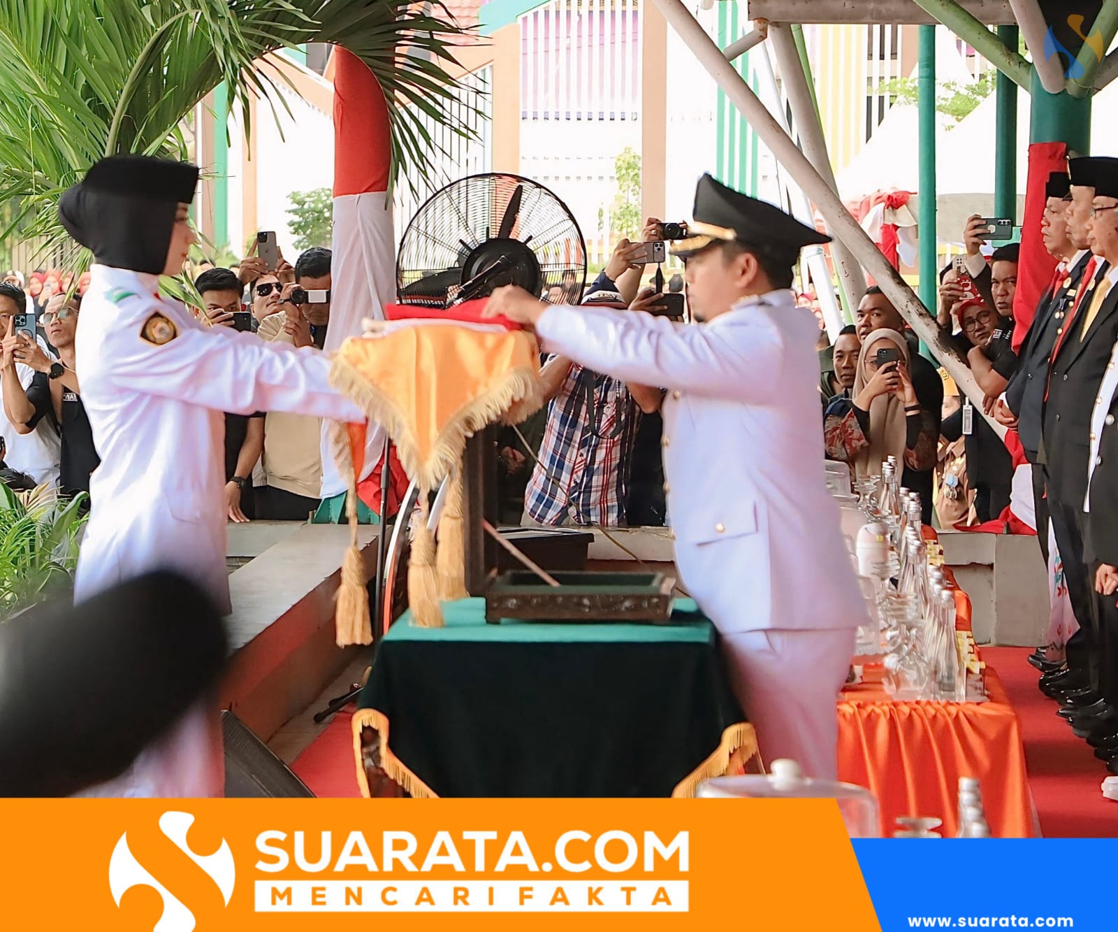 Upacara HUT ke-80 RI di Parepare Berlangsung Khidmat, Wali Kota Tasming Hamid Jadi Inspektur