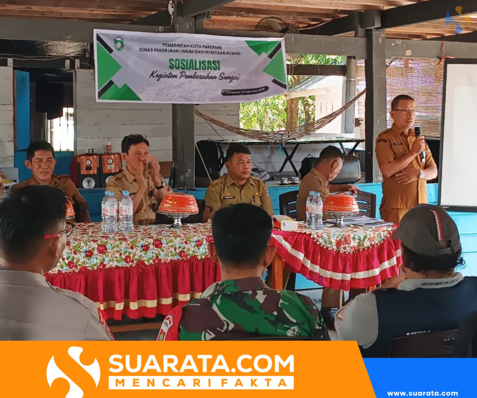 Pemkot Parepare Sosialisasi Pembersihan Sungai, Realisasi Progam Unggulan Parepare Bebas Banjir