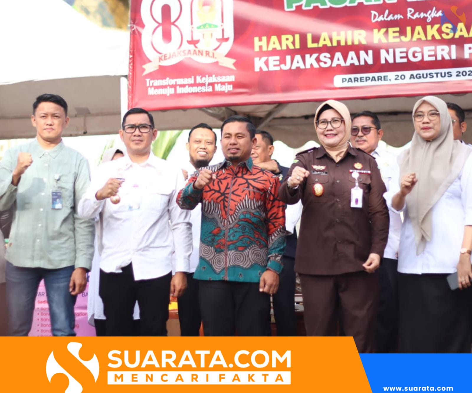 Wali Kota Parepare Apresiasi Kejaksaan Gelar Pasar Murah di Taman Mattirotasi