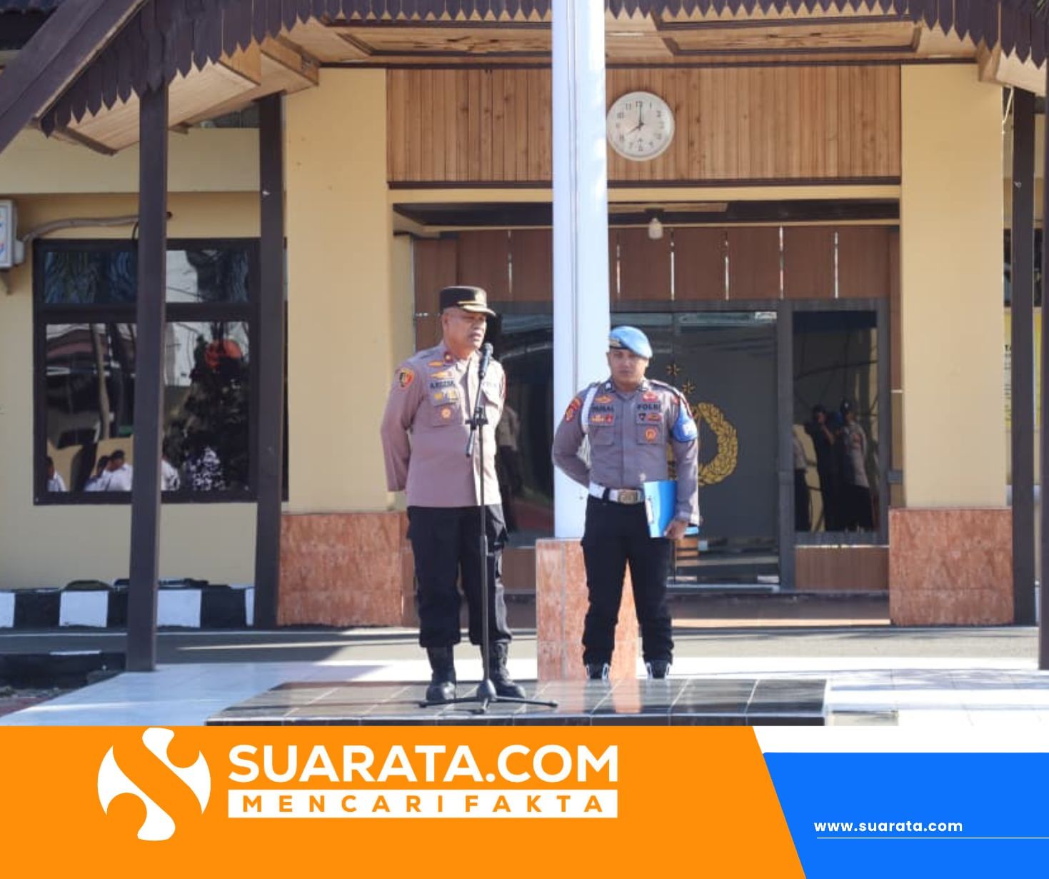 Kabag Ren Polres Pinrang Tekankan Disiplin dan Restorative Justice dalam Apel Pagi